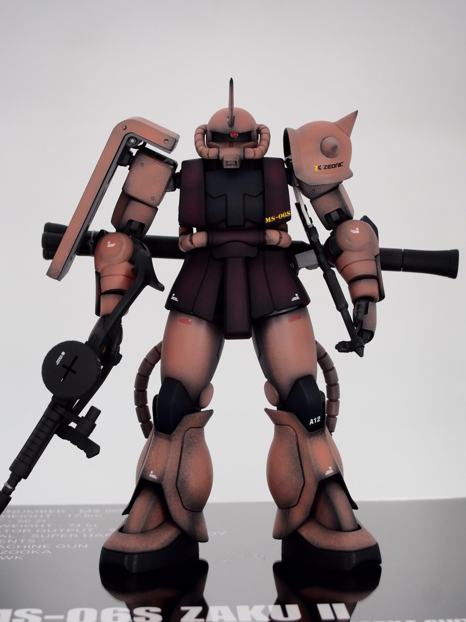 HGUC シャア専用ザク(REVIVE) 塗装・改造の作例【ガンプラ】 - エンジョイ！ガンプラ